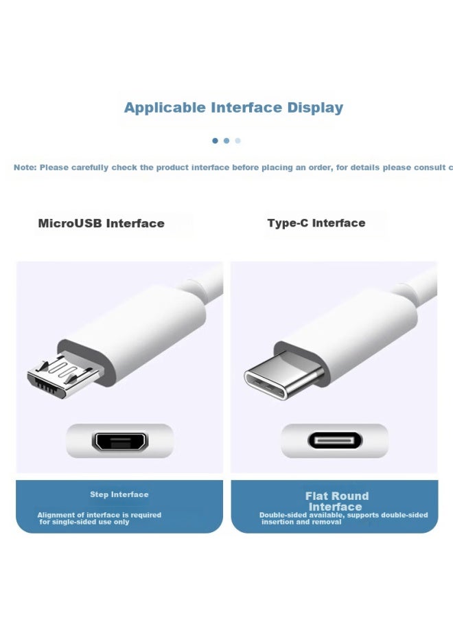 CAN كابل تمديد كاميرا شاومي، كابل طاقة مراقبة 360، كابل تمديد USB نوع-C أندرويد، كابل شحن هاتف داش، 5 أمتار - Image 4