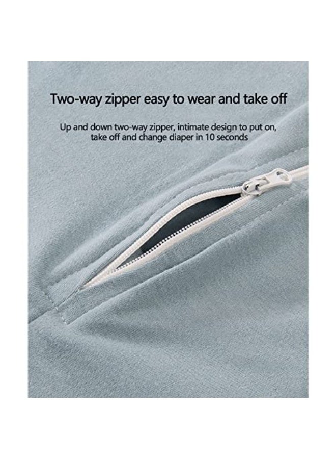 LinJie Baby Swaddle Wrap,BABY Sleep Sack,Baby Sleeping Bag With Arms,Newborn Swaddle Blanket Wrap 2 Way Zipper Unisex For 3-9 Months Baby (S（60 * 35cm ）) - Image 4