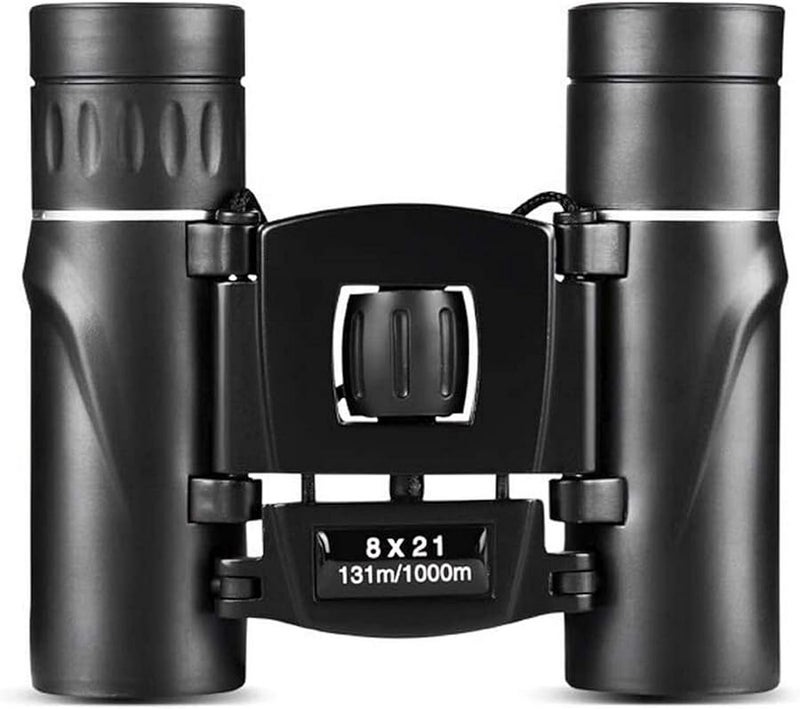Compact 8x21 Low Light Binoculars For Adults Wide Angle Pocket Travel Telescope - Image 1