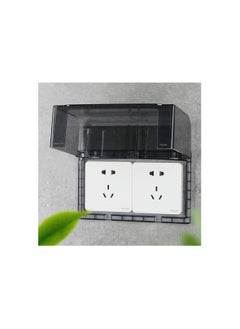 Generic Flip Weatherproof Outlet Cover - Outdoor Receptacle Protector, Baby Safety Outlet Box for Extra Large Plugs (Black, 7.95 x 4.76 x 2.95 Inches) - Ideal for Enhanced Safety and Protection.  - Image 3