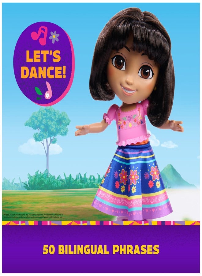 Dora, Dance with Me Dora, Interactive Dancing Doll with 2 Skirts, Bilingual Phrases & Music, Kids Toys for Girls & Boys Ages 3 and Up - Image 3
