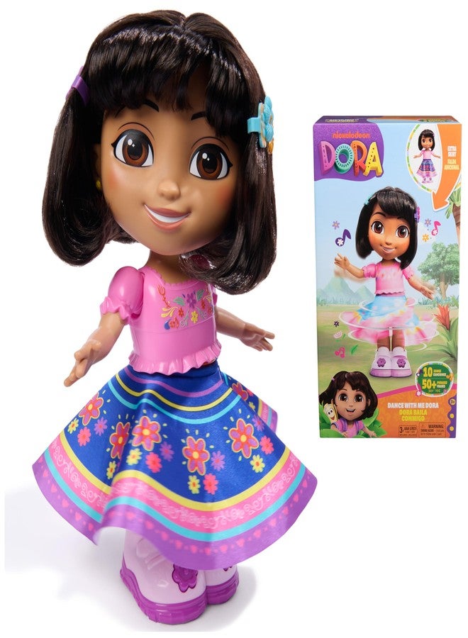 Dora, Dance with Me Dora, Interactive Dancing Doll with 2 Skirts, Bilingual Phrases & Music, Kids Toys for Girls & Boys Ages 3 and Up - Image 1
