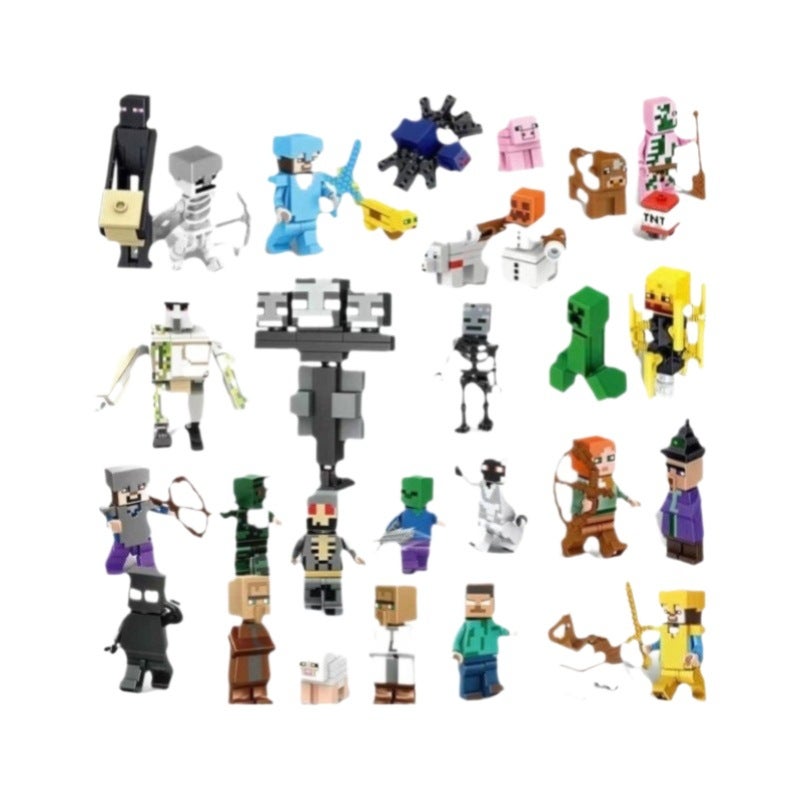 XL03 مكعبات بناء متوافقة مع ماين كرافت 16 مجسمات - Image 5