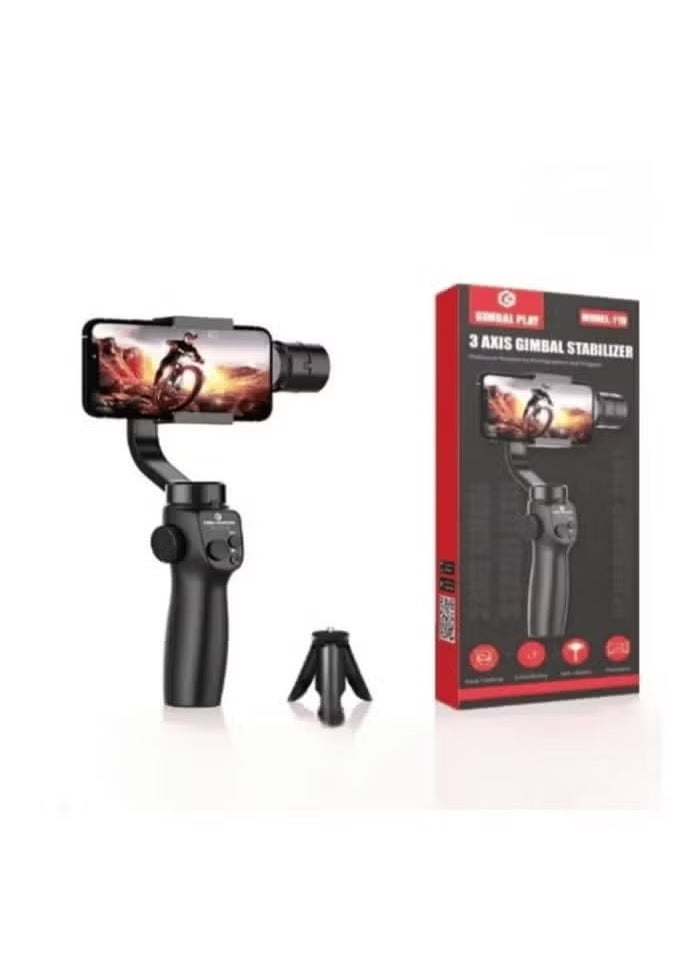 JAJEEK F10 3-Axis Gimbal Stabilizer – Foldable Smartphone Stabilizer for Effortless Video Recording, AI Tracking, Gesture Control, Vlogging, and Action Shots, Compact, Lightweight, and User-Friendly  - Image 1