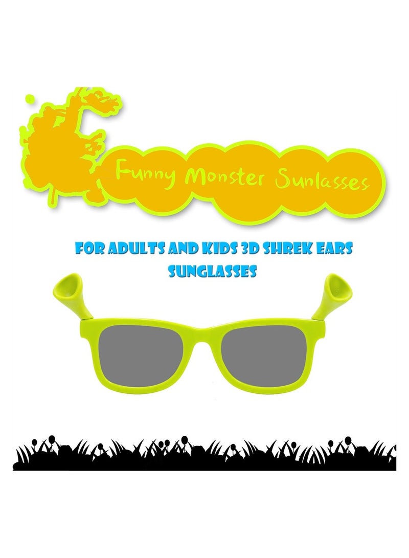 Green Monster Headband with Ears Cute Headband Shrek Dressing Up Ears for Funny Themed Party Dressing Up Costume Cosplay Gifts - Image 2