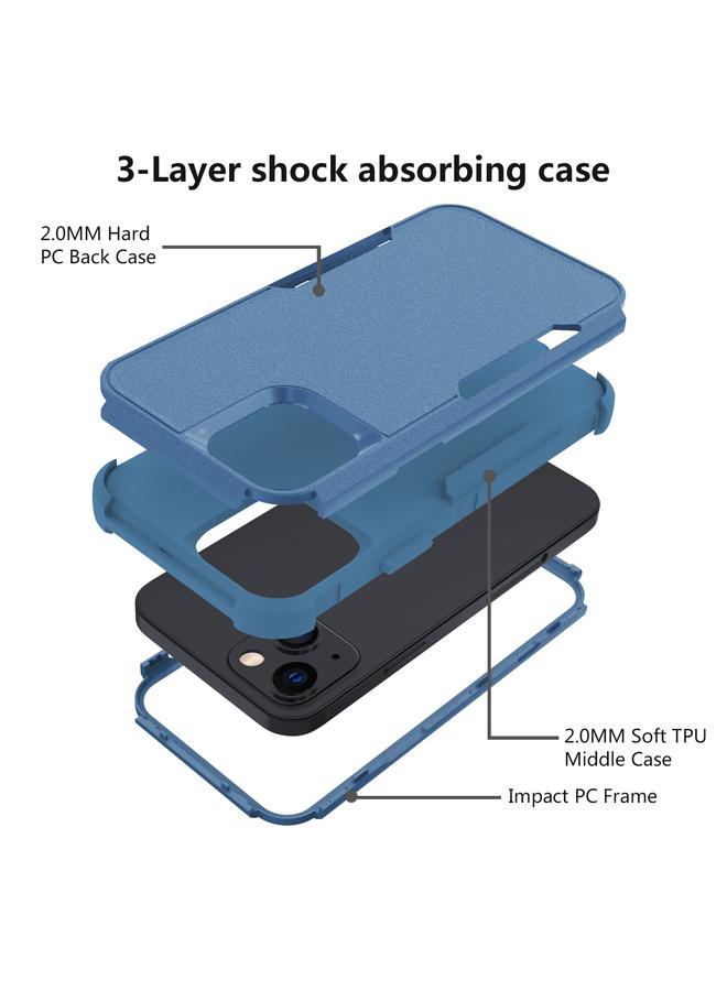 اس-توب جراب لهاتف iPhone 13 Commuter مقاوم للصدمات مصنوع من مادة TPU + PC - Image 5