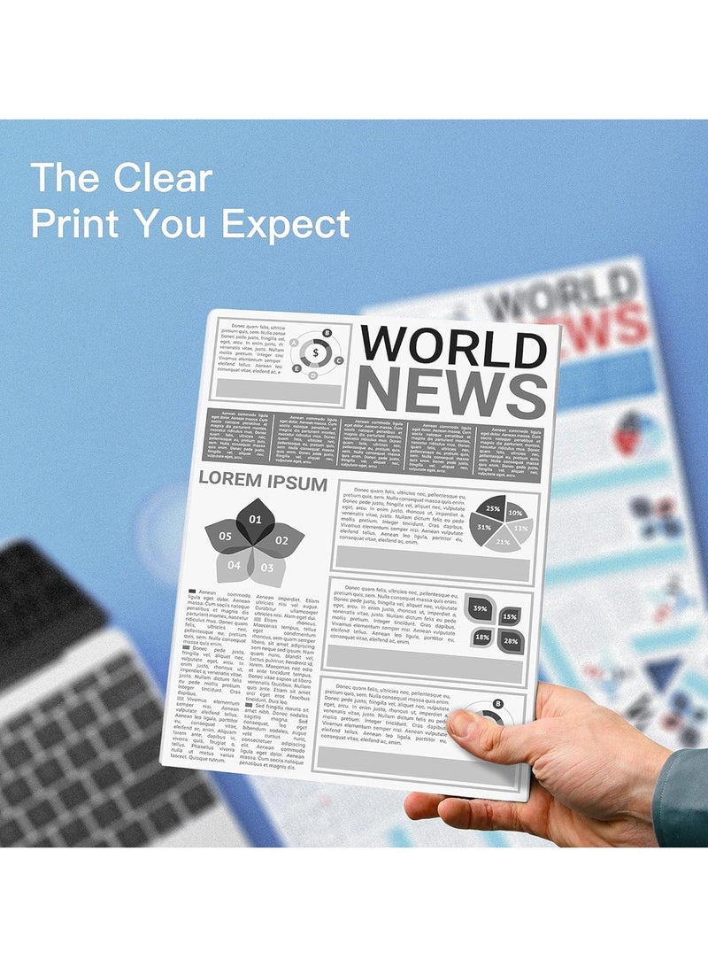 Office Maker Office Maker Compatible 106A W1106A Toner Cartridge for HP Laser 107w 107a  MFP135a  135w 137fnw Printer 2-Pack with Free A4 Double-A Ream - Image 4