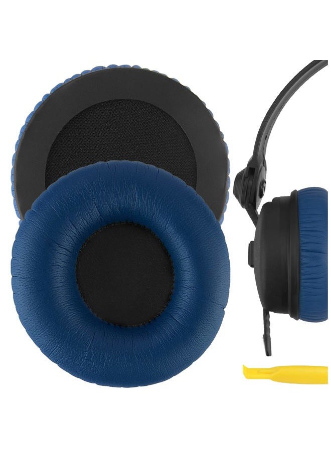 Geekria Replacement Ear Pads Compatible with Sennheiser HD25/ HD25SP/ HD25Lite/ HD25Plus/ HD25Limited 75th Anniversary Edition Headphones, Ear Cushions with Video Guide (Blue) - Image 1