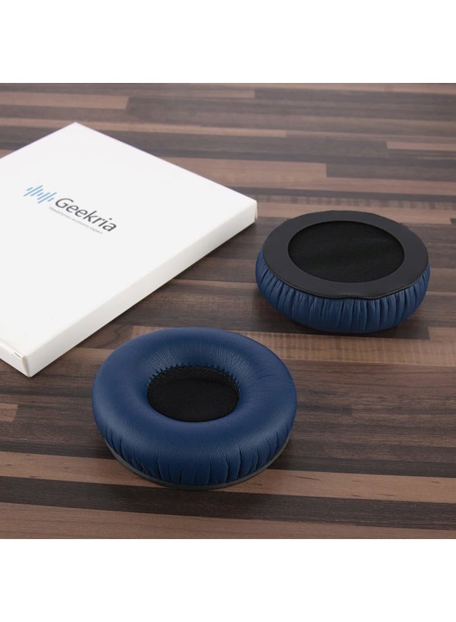 Geekria Replacement Ear Pads Compatible with Sennheiser HD25/ HD25SP/ HD25Lite/ HD25Plus/ HD25Limited 75th Anniversary Edition Headphones, Ear Cushions with Video Guide (Blue) - Image 4