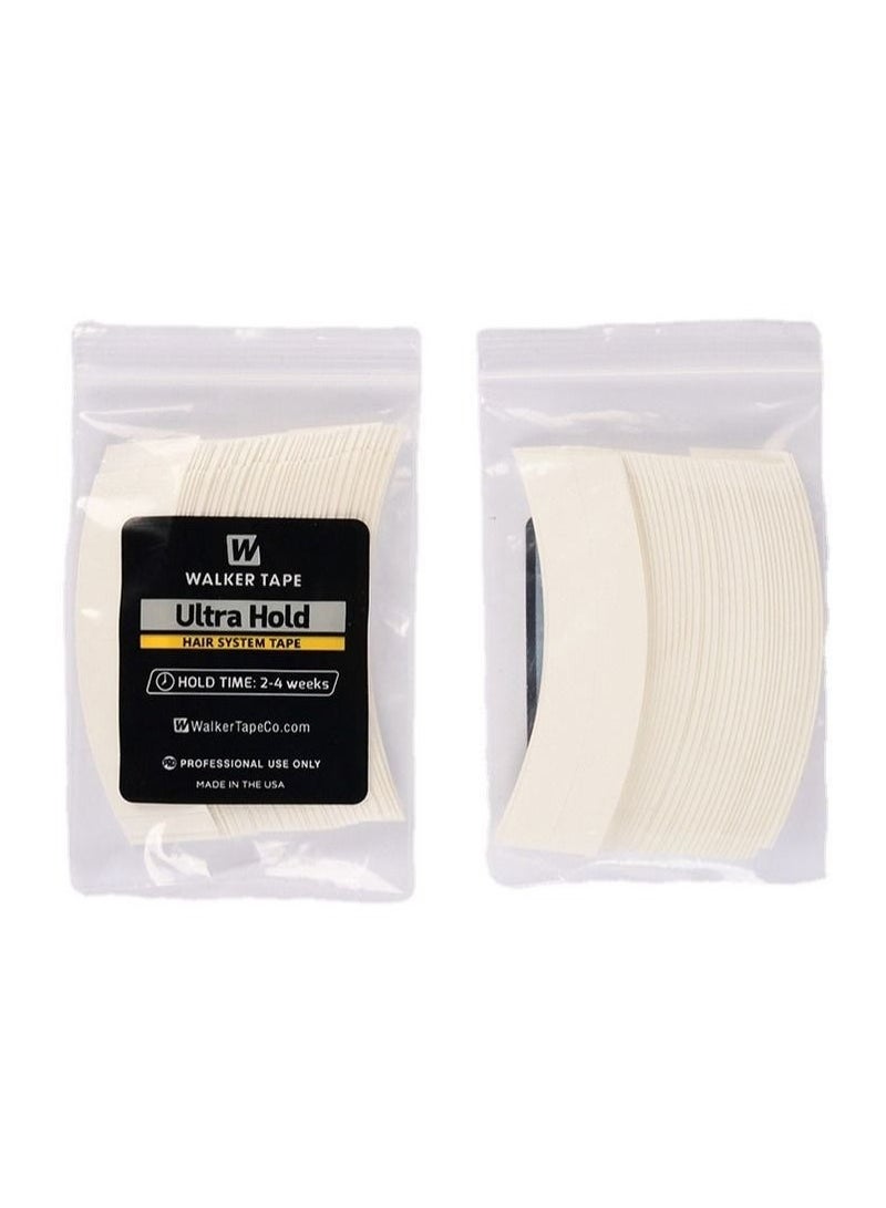 Walker Tape Ultra Hold Double Sided Blue Hair Tape Sticker Strip Adhesive Holder Waterproof for Human Hair Men & Women Toupee Tape Lace Wig Hair System Replacement Extension Contour C  - Image 5