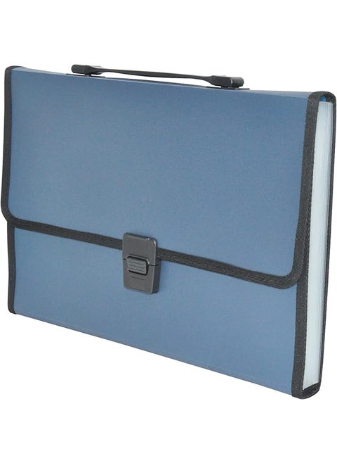 Fspg1306Bl Metalic 13 Pockets Expanding File 210 Mm X 330 Mm Size Blue