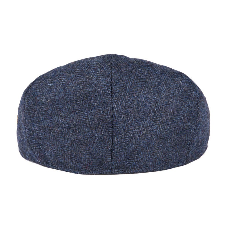 VOBOOM Men's Herringbone Flat Ivy Newsboy Hat Wool Blend Gatsby Cabbie Cap (Navy, 7 3/8) - Image 4