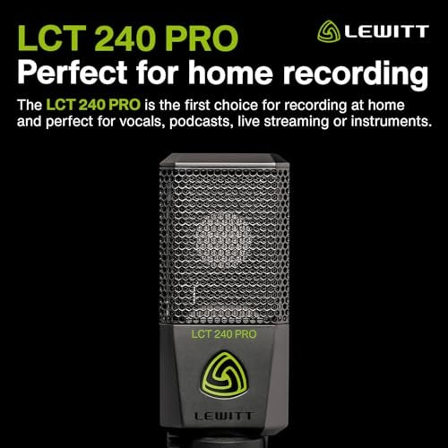 Lewitt ميكروفون مكثف مدمج LCT-240-PRO، أسود - Image 2