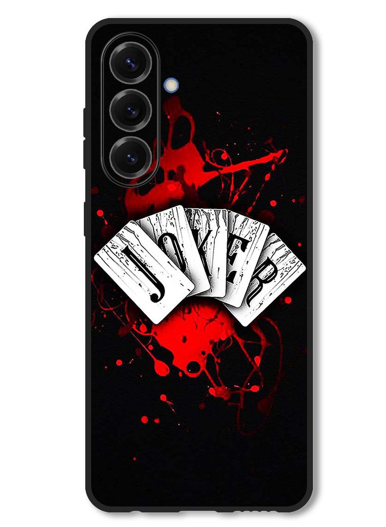 Theodor Case Compatible with Samsung Galaxy F56 6.74 Inch Protection Shockproof Bumper Cover Joker Cards - Image 1