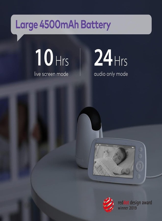 HiPP Baby Monitor Camera, Add-on Camera for VAVA, Pan-Tilt-Zoom 720p Camera, Infrared Night Vision and Thermal Monitor，2-Way Talk, 900ft Range - Image 3