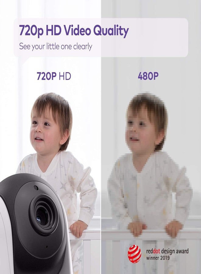 HiPP Baby Monitor Camera, Add-on Camera for VAVA, Pan-Tilt-Zoom 720p Camera, Infrared Night Vision and Thermal Monitor，2-Way Talk, 900ft Range - Image 2