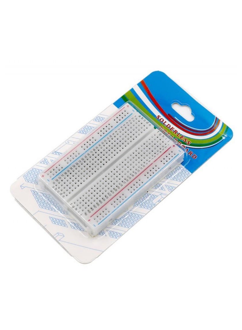 Arduino Small Solderless Breadboard – 400 Tie-Points 