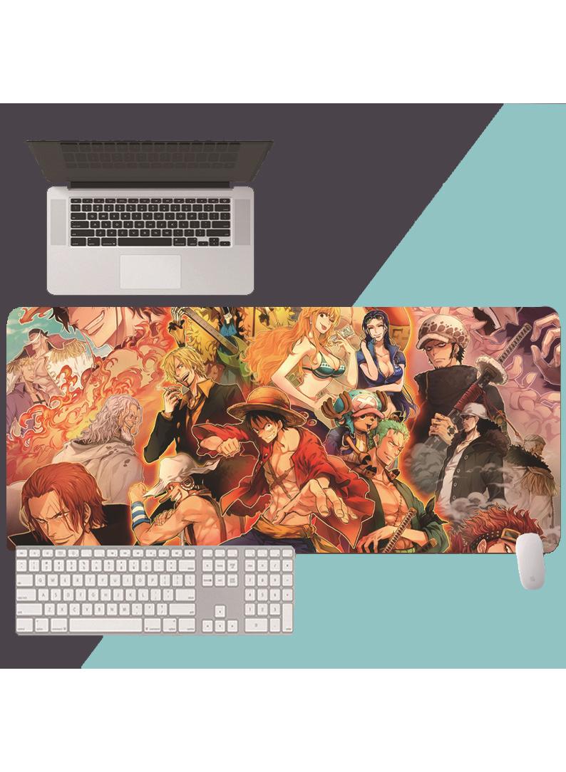 Gift Gaming Mouse Pad Extended Large Mat Desk Pad Stitched Edges Mousepad Long Mouse Pad And Non-Slip Rubber Base Mice Pad 900x400x4mm - Image 1