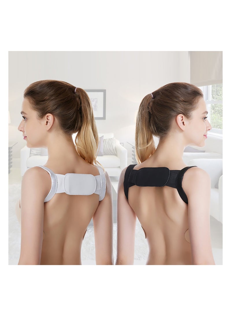 SYOSI Posture Corrector for Men Women and Children Adjustable and Relieves Upper Back Brace Clavicle Support Device for Thoracic Kyphosis and Shoulder Neck Pain Relief  - Image 2