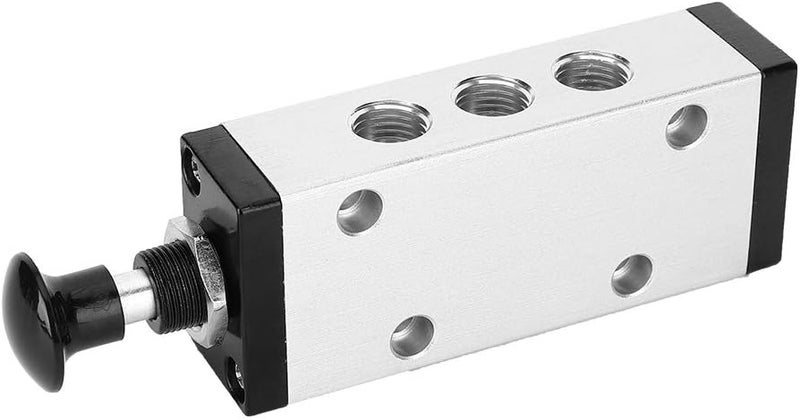 Hand Pull Lever Valve 2 Position 5 Way Aluminum Alloy Shell, Manual Hand Valve with G1/4in Port for Pneumatic Systems, Explosion Proof and Low Failure Rate - Image 3