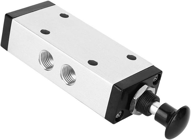 Hand Pull Lever Valve 2 Position 5 Way Aluminum Alloy Shell, Manual Hand Valve with G1/4in Port for Pneumatic Systems, Explosion Proof and Low Failure Rate - Image 4