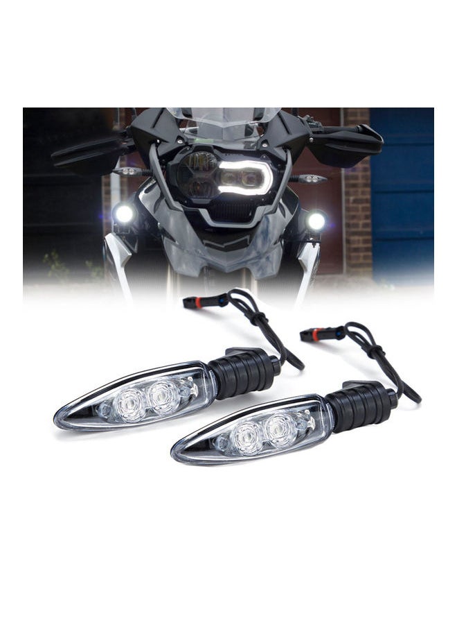 NIBEMINENT 1-Pair LED Turn Signals Indicators for BMW Motorcycles  - Image 3