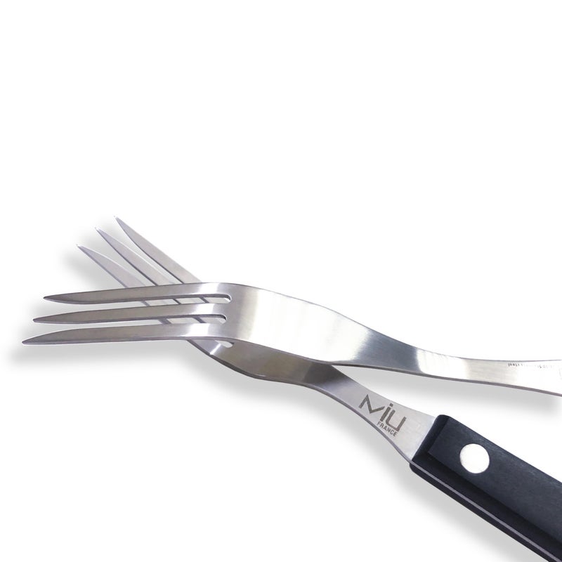 WALLFARM Granny Fork 10" 3-Tine - Pro-Grade Stainless Steel - Heat-Resistant BBQ Meat Fork - Ideal for Serving, Cooking, Turning, Roasting, Shredding, Barbecue - Image 5