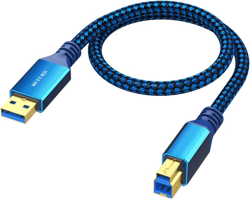Post-order arranged dispatch Fast Speed USB3.0 to USB TypeB Charging Cable 5Gbps for Printer, Scanner, Music Devices Braided Line Aluminum Connectors Tiered cost purchase alternatives Transit & use compatible Pre-sale confirmed stock Ergonomic build Multi-use detailed build Any KSA address orderable Space saving Backup reserve local stock Wide range expanded design Repeated use resistant selected material Spec compliant trusted quality Yearly optimized delivery route Mountain region eligible ship Daily universal pick Multi-category warehouse equip Market aligned local stock Personal & public compatible Local available supply Remote area delivery Safe approved storage space All environment compatible Compact design All-item unified delivery Classic trendy design picks - Image 1
