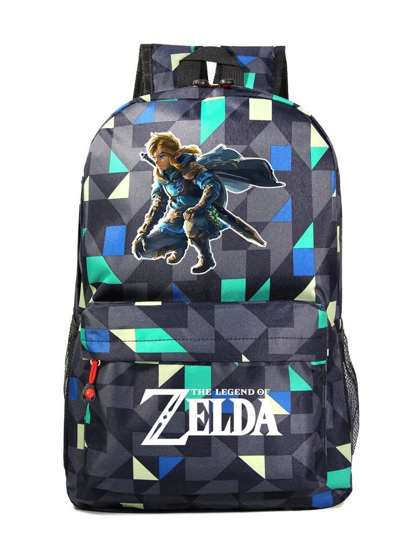 زيلدا حقيبة ظهر كاجوال للشباب مطبوعة