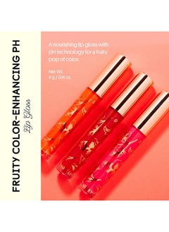 Winky Lux Fruity Gloss Ph Lip Stain Non Sticky Lip Gloss Tinted Lip Oil Lip Lacquer Yummy Fruit Lipgloss Jojoba Oil For Hydration & Shine Grapefruit  - Image 2