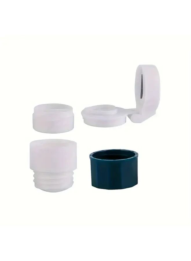 Blue 4 Layer Pill Crusher Grinder Splitter Tablet Cutter With Storage Box - Image 4