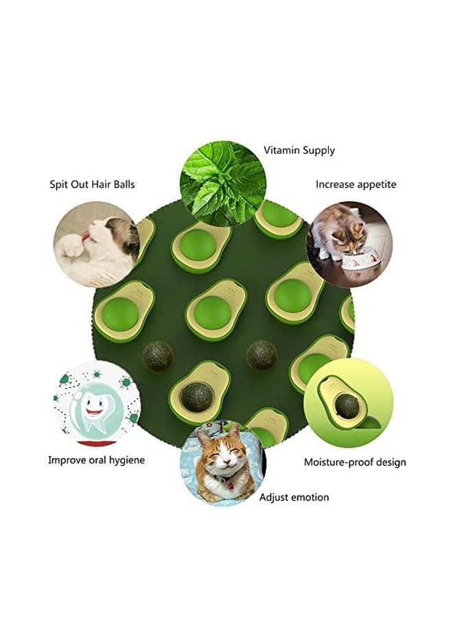 Yameem Avocado Catnip Ball Can Rotate 360 Degree - Image 3