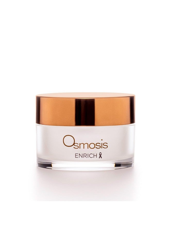 OSMOSIS ENRICH Smoothing Face & Neck Intensive Night Repair Cream Moisturizer with Chirata and Fruit Oils, 1 Oz - Image 1