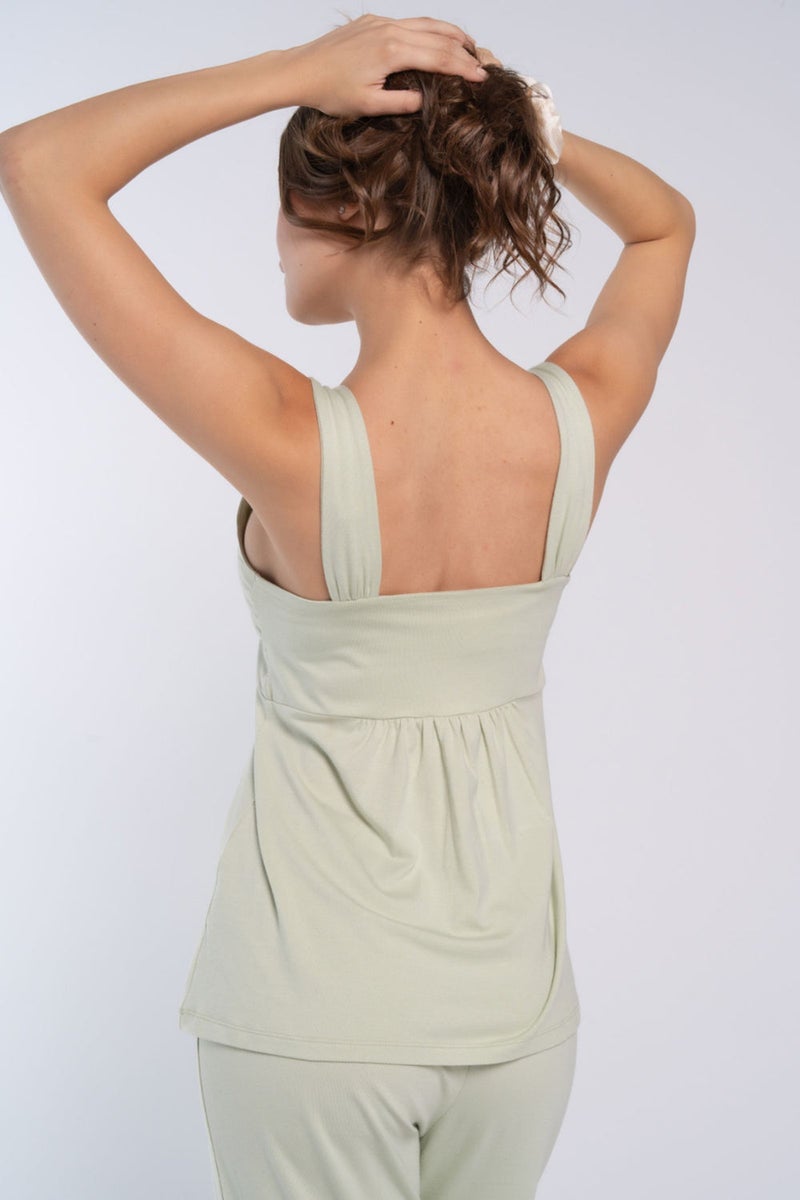 Carina Sweetheart Neck Pyjama Set - Image 2