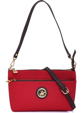 BEVERLY HILLS POLO CLUB 05BHPC8018-KR Red Women's Crossbody Bag  - Image 1
