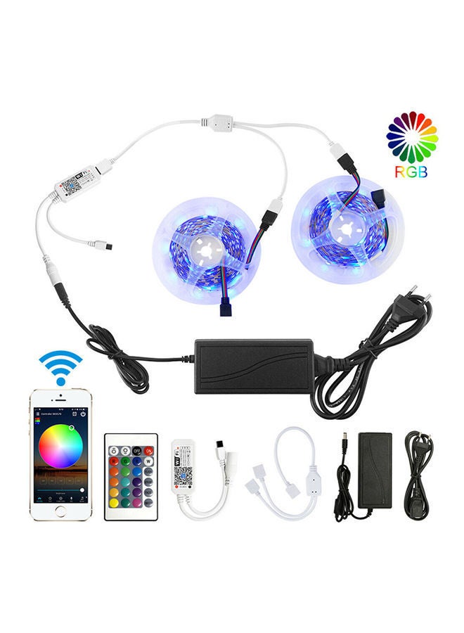 NIBEMINENT LED WIFI Intelligent RGB Strip Light Silver 0.3kg - Image 1