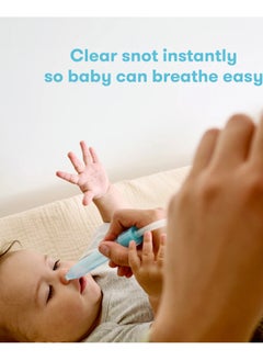 NoseFrida Snotsucker Saline Kit | Made in Sweden | Baby Nasal Aspirator, Saline Spray & 20 Hygiene Filters | Clears Stuffy Noses | Safe, BPA-Free, Pediatrician Recommended - pzsku/Z9E136EAEF8F91C9A39CAZ/45/_/1740909008/a24e6a95-1bfb-4d08-b01d-c0127bfba5d4