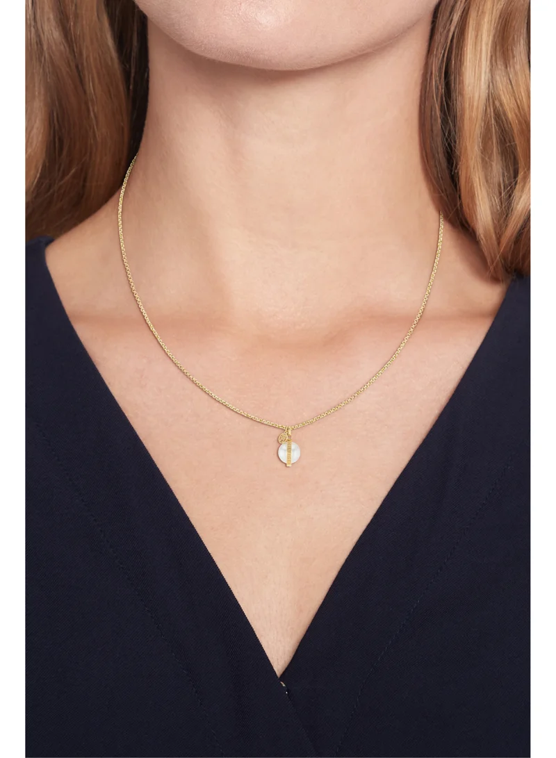 تومي هيلفيغر Tommy Hilfiger Women's Gold Pendant with chain - 2780762