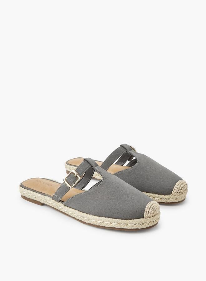 Peppermint Women Buckle Detail Mules - Image 3