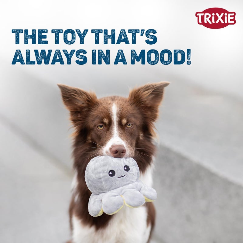 Trixie Reversible Octopus Plush Toy for Dogs, Soft Toy, Polyester Material, 19 cm (Get Any 1 Color) - Image 2
