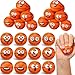 Arrowbash 36 Pcs Mini Face Basketball Stress Balls Bulk Small Basketballs Stress and Anxiety Relief Toy Foam Sports Squeeze Balls for School Carnival Reward Valentines Day Sports Party Favors Gifts - Image 2