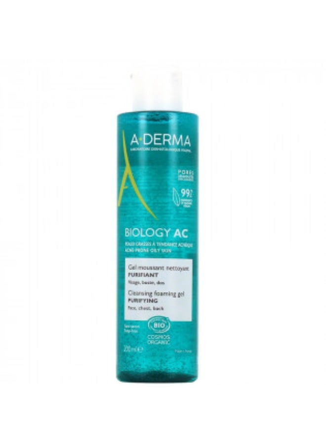 A-Derma Biology AC Foaming Gel 200 ml