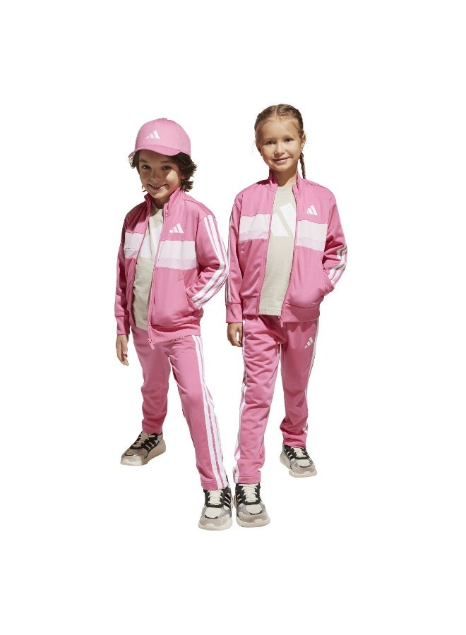 Adidas Seasonal Essentials Tiberio 3 Stripes Tricot Tracksuit - Image 1