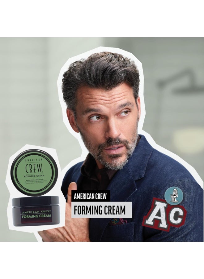 أمريكان كرو كريم تصفيف الشعر American Crew Forming Cream ‏85 جم بثبات متوسط ولمعان متوسط للرجال - Image 2