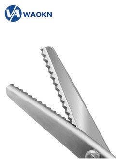 WAOKN Stainless Steel Tailor's Scissors Handmade Cloth Triangle Shears Scissors Fabric Scissors Professional Scissors for Leather Sewing Shears for Tailoring Tailor Shears Sharp for Home Office  - Image 1