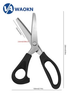 WAOKN Stainless Steel Tailor's Scissors Handmade Cloth Triangle Shears Scissors Fabric Scissors Professional Scissors for Leather Sewing Shears for Tailoring Tailor Shears Sharp for Home Office  - Image 2