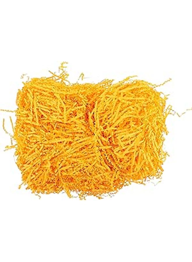 Gold Yellow Crinkle Cut Shredded Paper Filler 200g For Gift Box Basket Filling DIY Craft Decoration