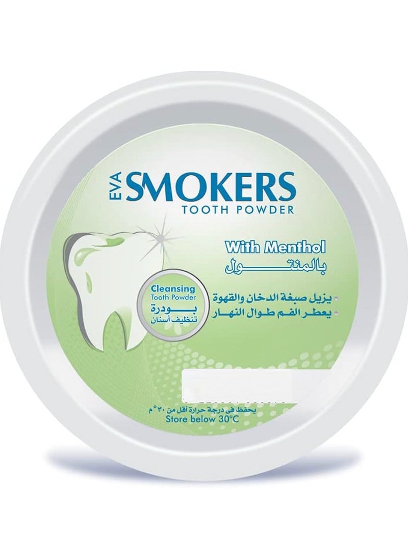 Eva Eva Smokers Teeth Cleaning Powder With Menthol 40 G  - Image 2