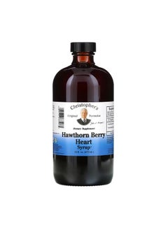 Christopher's Original Formulas Hawthorn Berry Heart Syrup 16 fl oz 472 ml  - Image 1
