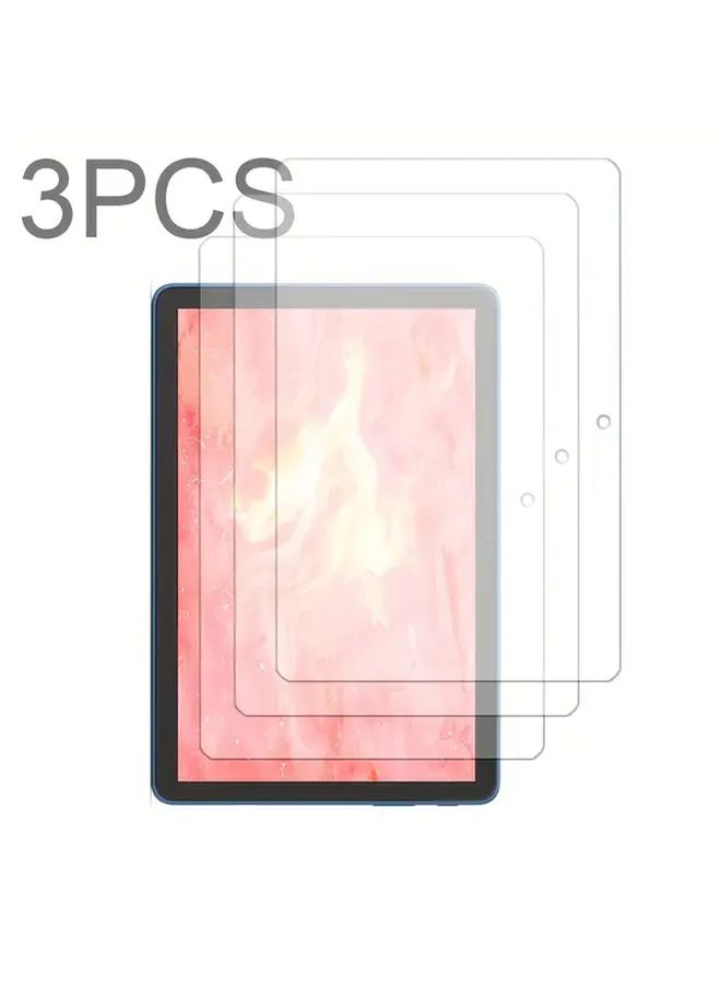Tempered Glass Screen Protector For Fire HD 10 2021 3 Pack 9H Hardness Clear - Image 1